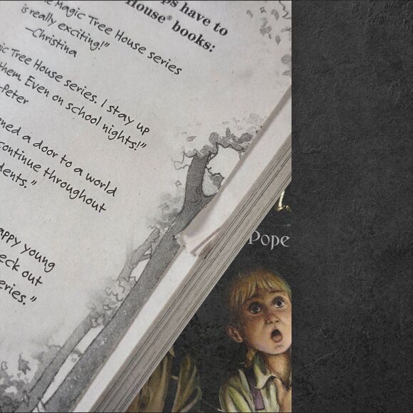 Magic Tree House Lot of 4 Dinosaurs Ghosts Wizards & Christmas Early Prints - Picture 5 of 9